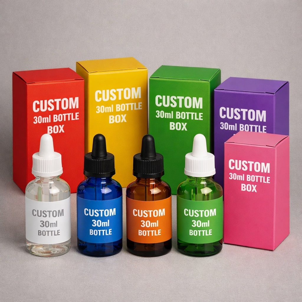 Custom 30ml Bottle Boxes