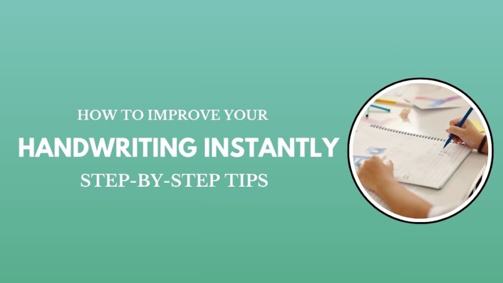 How to Improve Your Handwriting Instantly – Step-by-Step Tips