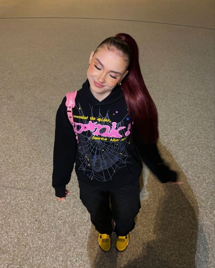 Spider Sweatshirt Front Side View