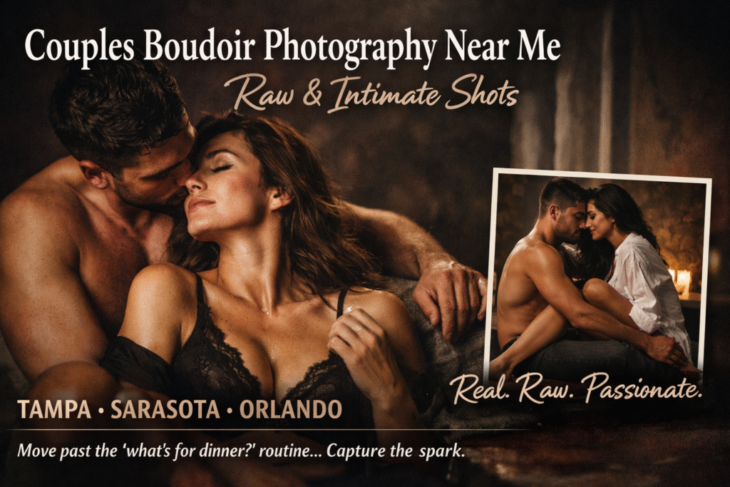 Couples Boudoir Photography Near Me | Raw & Intimate Shots