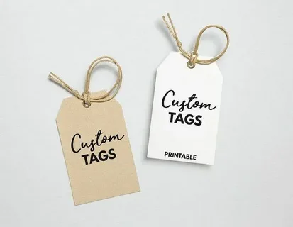 Custom Die-Cut Tags