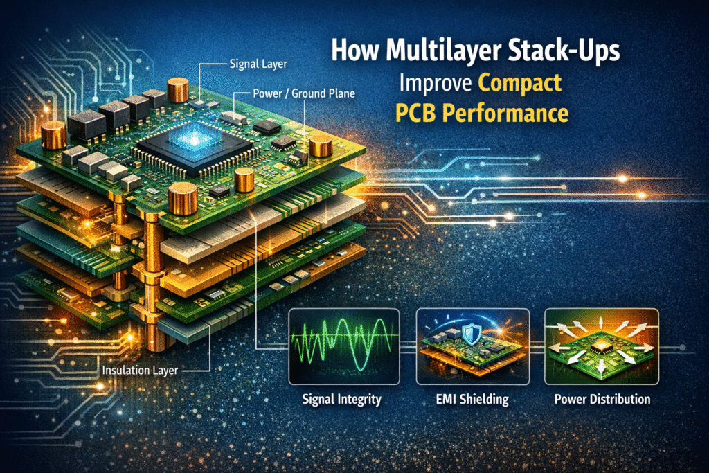 How Do Multilayer Stack-Ups Improve Compact PCB Performance