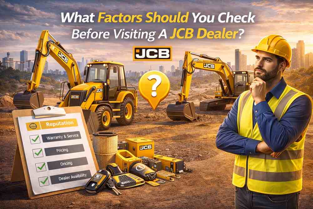 What Factors Should You Check Before Visiting A JCB Dealer